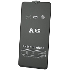 Защитное стекло AG MATTE Glass для SAMSUNG Galaxy A30 (SM-A305), A50 (SM-A505), M30 (SM-M305), A40s (SM-405), A50s (SM-A507), M21 (SM-215), матовое, цвет окантовки черный