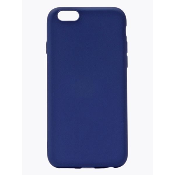 Чехол накладка для APPLE iPhone 6G, 6S, силикон, цвет синий.