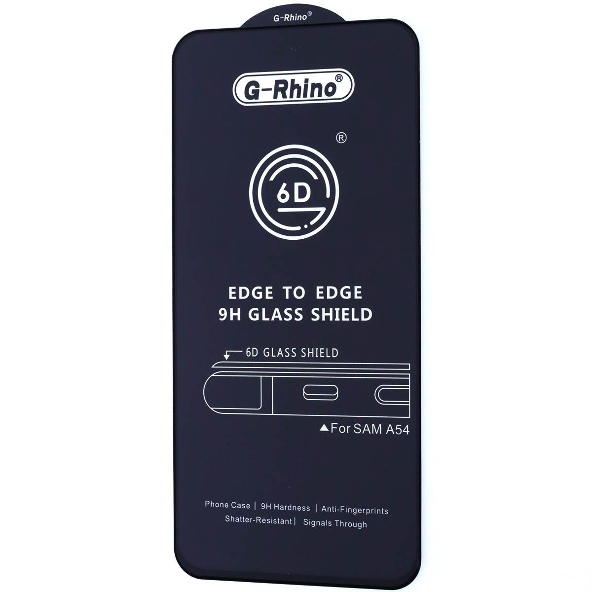 Защитное стекло 6D G-Rhino для SAMSUNG Galaxy A54, Galaxy S23 FE, цвет окантовки черный