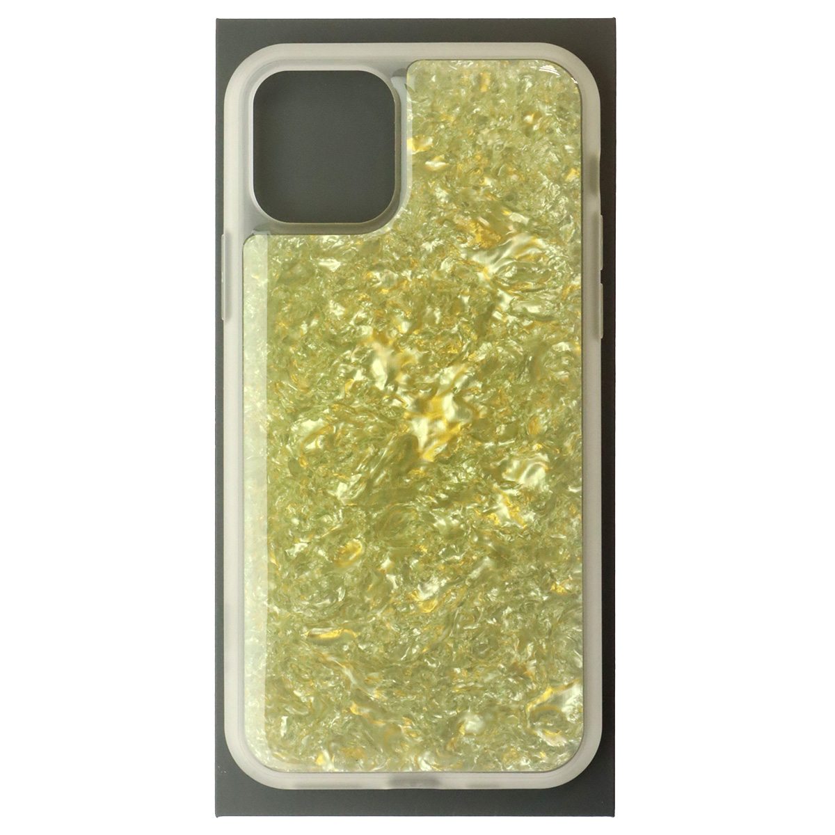 Чехол накладка K-DOO для APPLE iPhone 11 Pro, силикон, рисунок lava, цвет желтый
