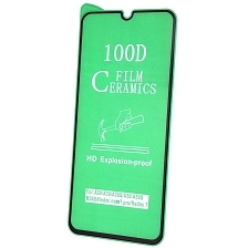 Защитное стекло 100D Ceramics для SAMSUNG Galaxy A30 (SM-A305), A50 (SM-A505), A50s (SM-A507), цвет окантовки черный