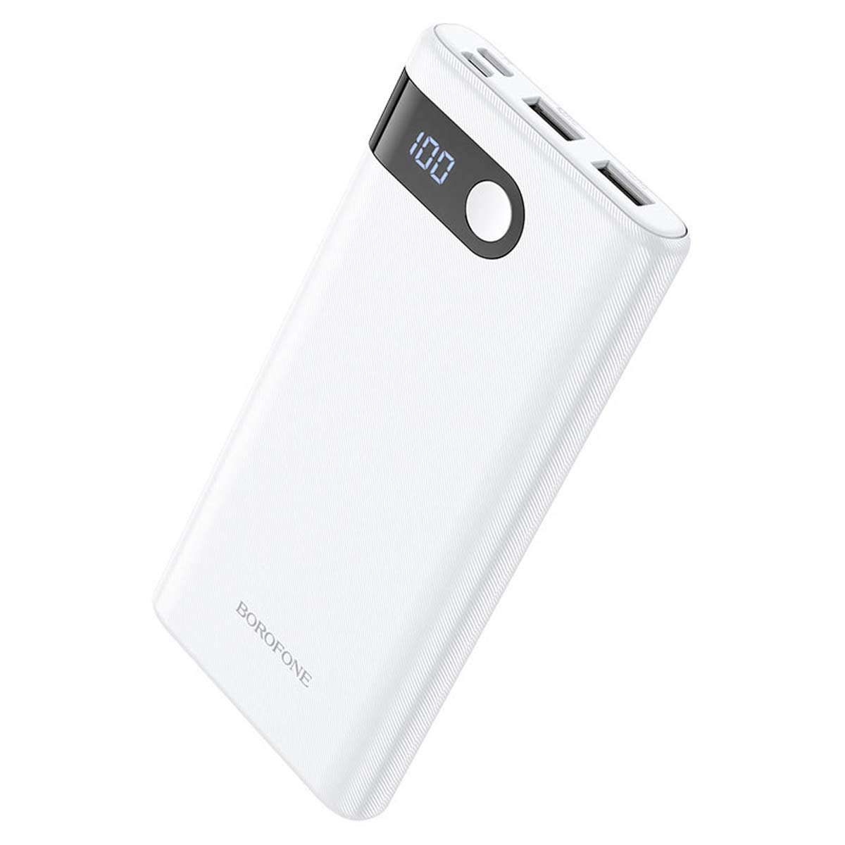 Внешний портативный аккумулятор, Power Bank BOROFONE BT35 Smart force, 10000 mAh, цвет белый Внешний портативный аккумулятор, Power Bank BOROFONE BT35 Smart force, 10000 mAh, цвет белый