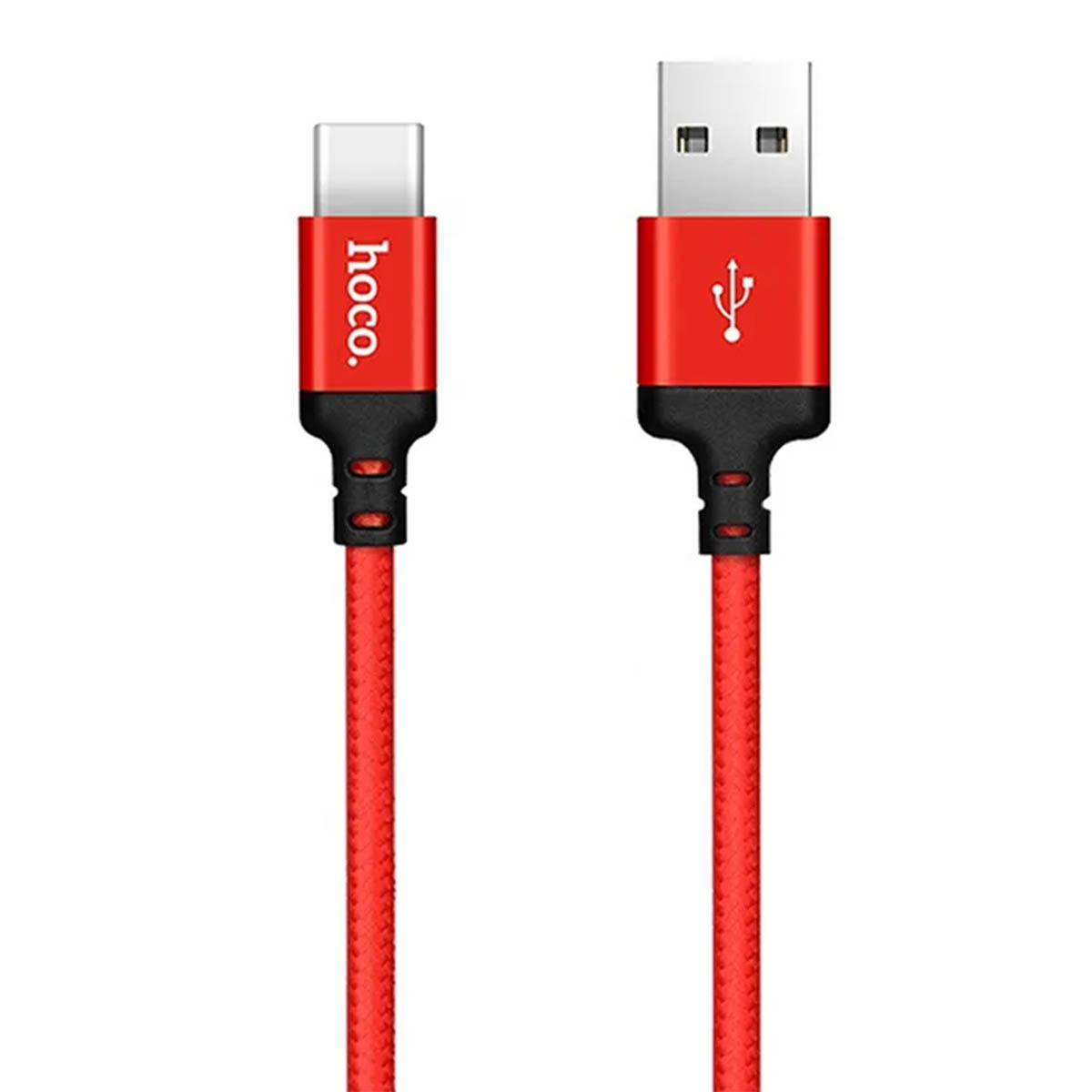 Кабель HOCO X14 Times Speed USB Type C, 3A, длина 2 метра, цвет красный