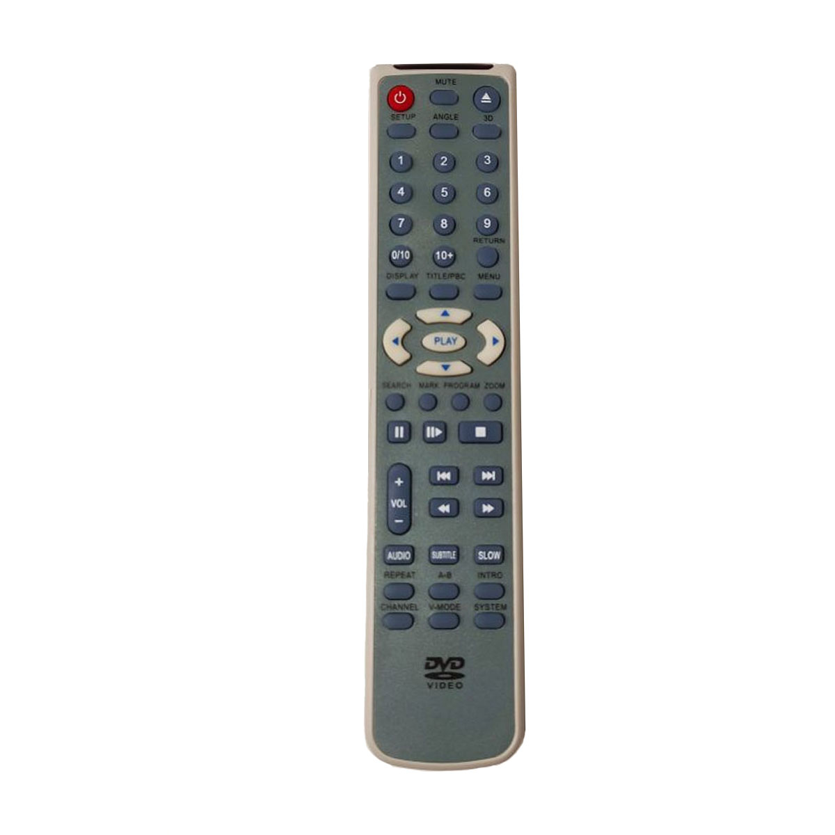 Пульт ДУ DV-700S для DVD плееров DAEWOO, цвет серо синий