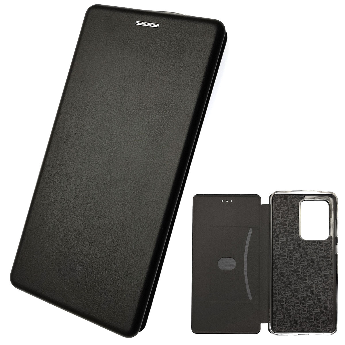 Чехол книжка для SAMSUNG Galaxy S20 Ultra (SM-G988), экокожа, визитница, цвет черный