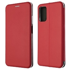Чехол книжка STYLISH для XIAOMI Redmi 9 Power, POCO M3, экокожа, визитница, цвет красный