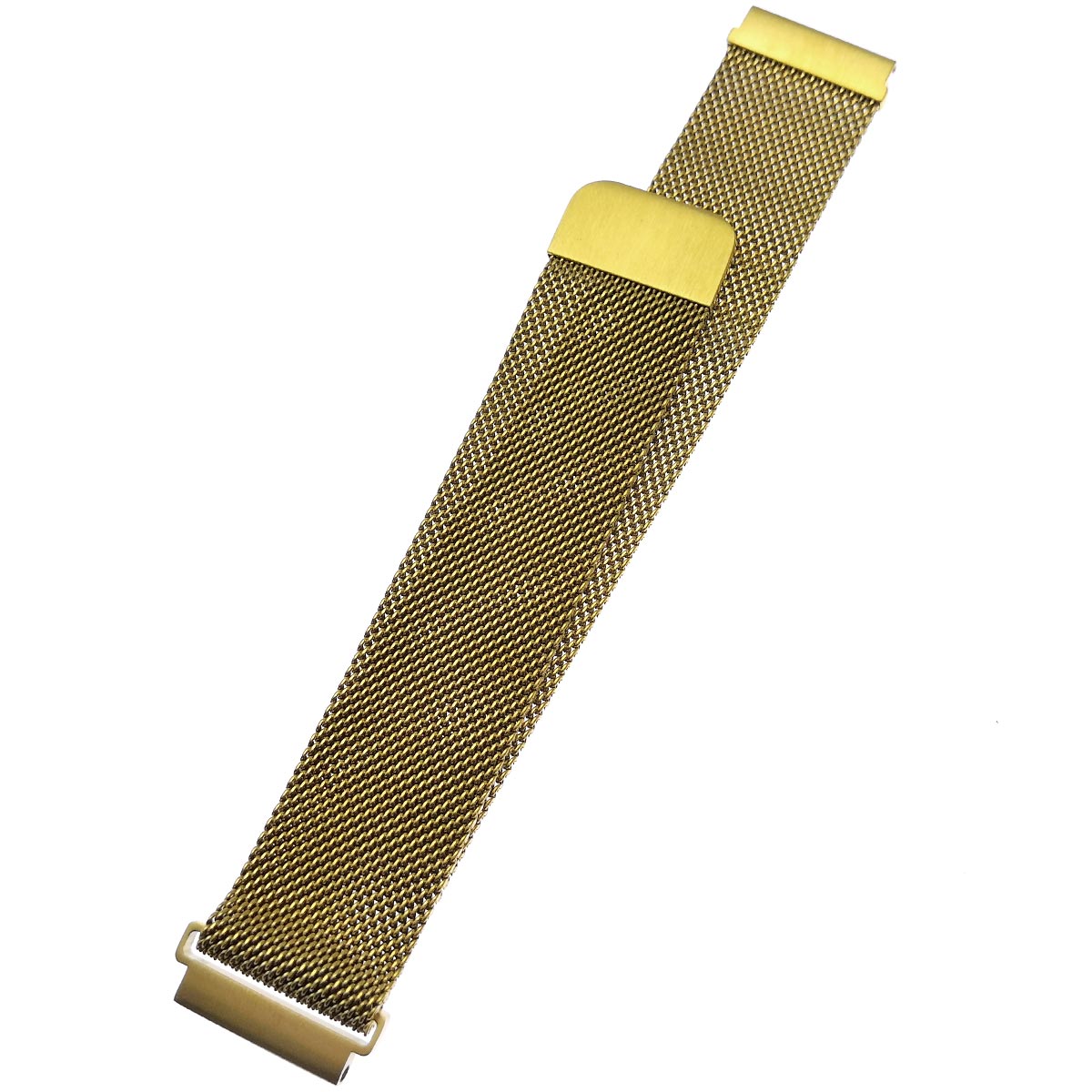 Ремешок для SAMSUNG Galaxy Watch 42 mm, Gear Sport, Gear S2 Classic, металлический, миланская петля, цвет золотистый