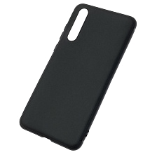 Чехол накладка для HUAWEI P20 Plus, P20 Pro (CLT-L29), силикон, матовый, цвет черный