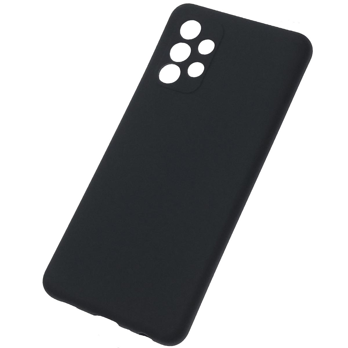 Чехол накладка для SAMSUNG Galaxy A32 (SM-A325F), силикон, матовый, цвет черный
