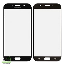 Стекло дисплея для SAMSUNG Galaxy A7 2017 (SM-A720F), для переклейки, цвет черный.