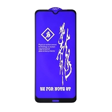 Защитное стекло 6D Rinbo для XIAOMI Redmi Note 8T, цвет окантовки черный.