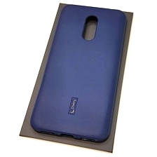 Чехол накладка для XIAOMI Redmi 5 Plus, силикон, цвет синий