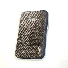 Чехол накладка REMAX для SAMSUNG Galaxy J1 2016 (SM-J120), силикон, рисунок Текстура