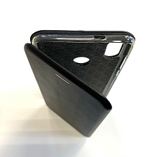 Чехол книжка для XIAOMI Redmi Note 5, Note 5 Pro, силикон, визитница, цвет черный