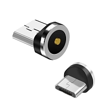 Магнитная насадка, коннектор для Micro USB к магнитному зарядному кабелю Магнитная насадка, коннектор для Micro USB к магнитному зарядному кабелю