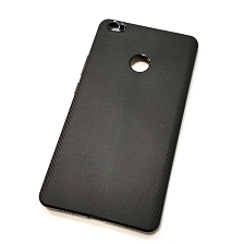 Чехол накладка для XIAOMI Mi Max, силикон, карбон, цвет черный