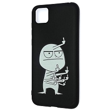 Чехол накладка imcase для HUAWEI Honor 9S (DUA-LX9), Y5P 2020, силикон, рисунок Человечек