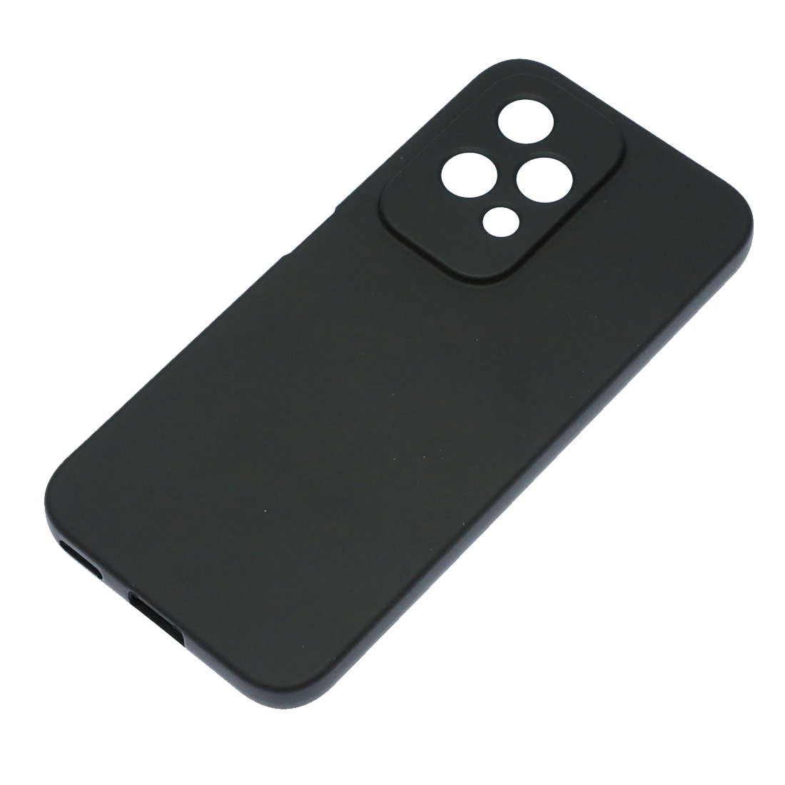 Чехол накладка NANO для HUAWEI Honor 200 Lite, защита камеры, силикон, бархат, цвет черный