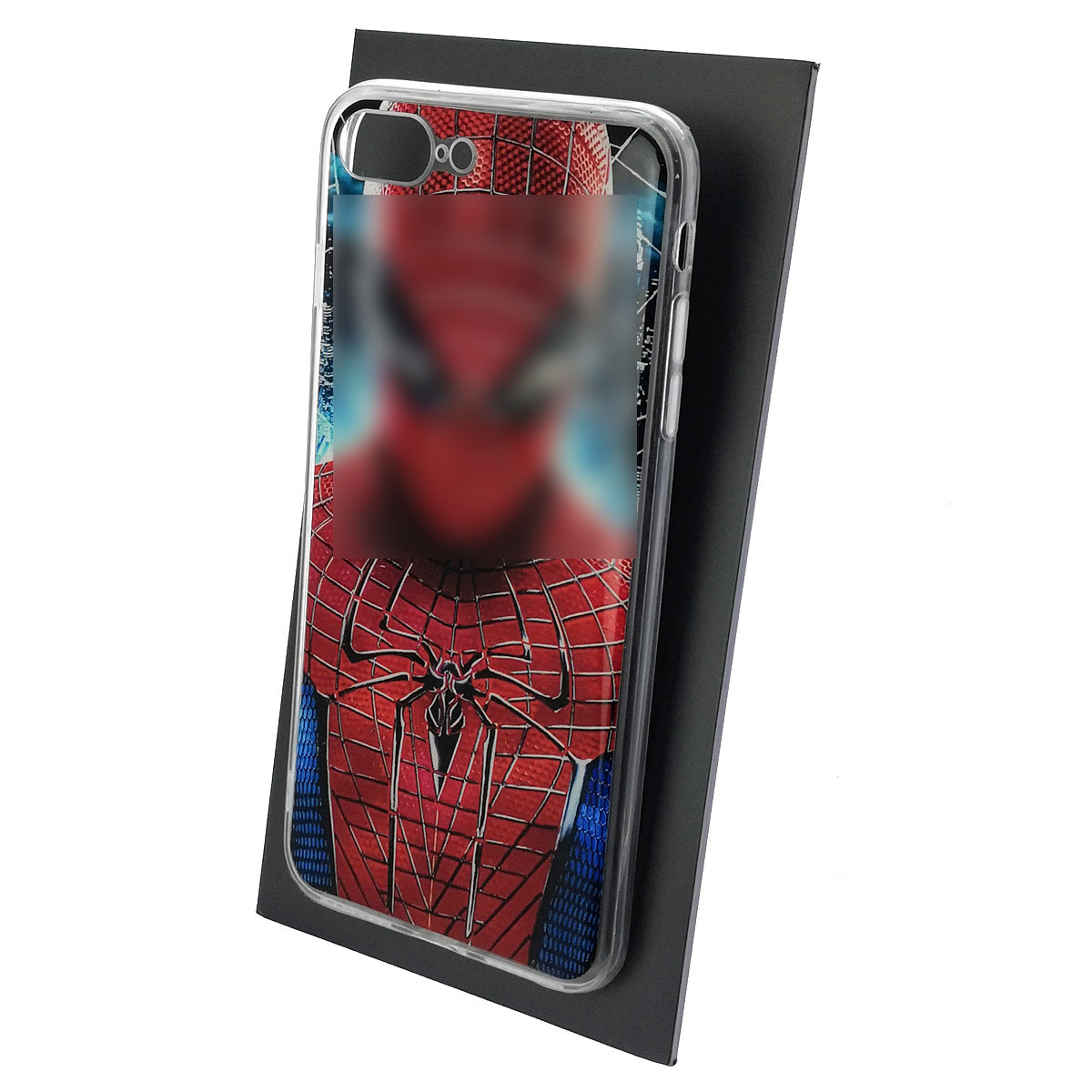Чехол накладка для APPLE iPhone 7 Plus, iPhone 8 Plus, силикон, глянцевый, рисунок Spider man