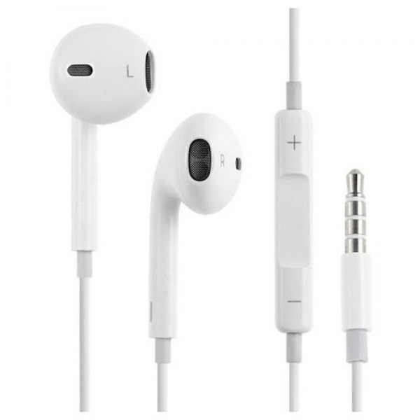 Гарнитура (наушники с микрофоном) проводная, NN G5 EarPods, цвет белый