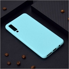 Чехол накладка Soft Touch для SAMSUNG Galaxy A50 (SM-A505), A30s (SM-A307), A50s (SM-A507), силикон, цвет бирюзовый.