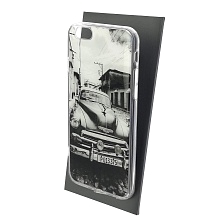 Чехол накладка для APPLE iPhone 6, iPhone 6G, iPhone 6S, силикон, глянцевый, рисунок Chevrolet Cuba