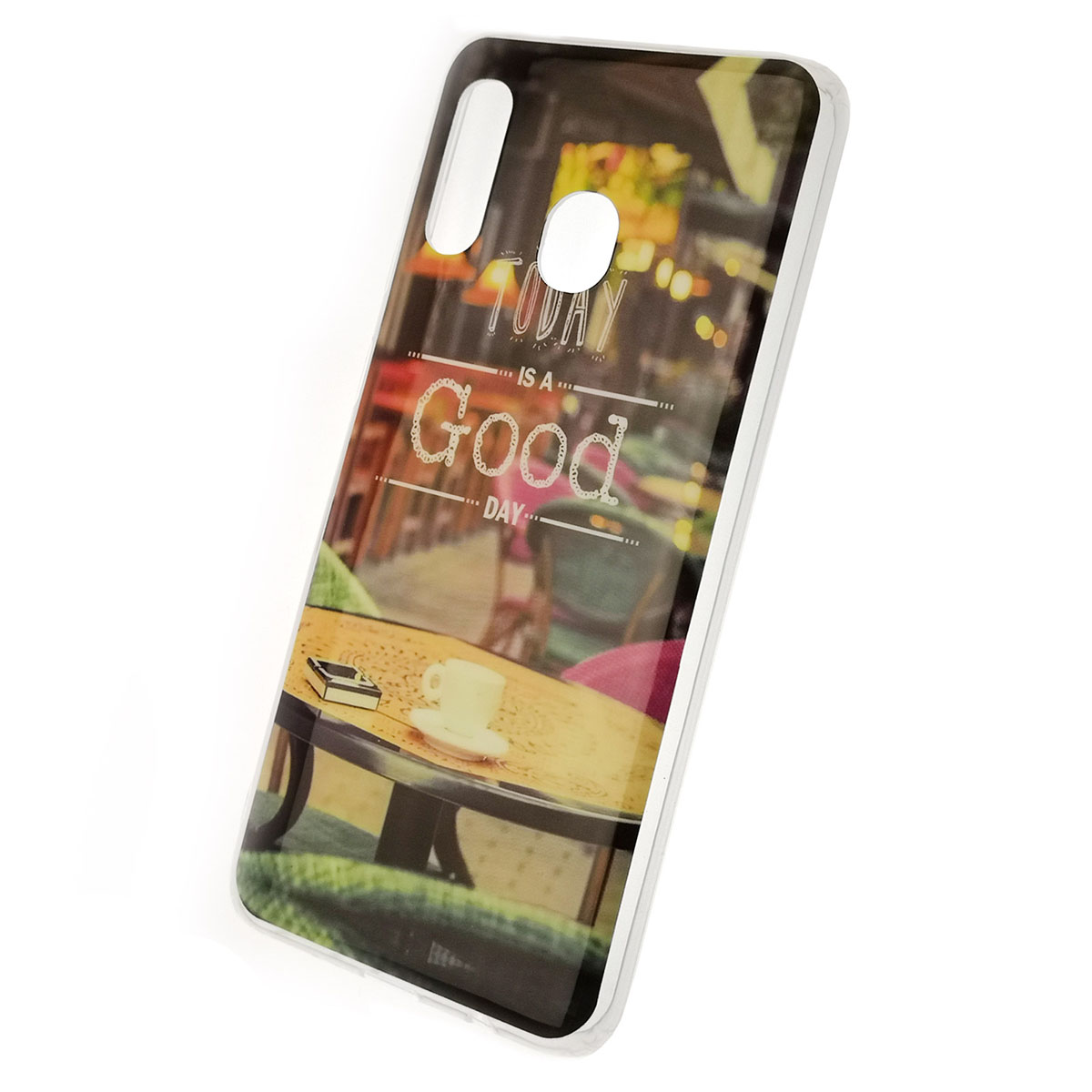 Чехол накладка для SAMSUNG Galaxy A30 2019 (SM-A305), силикон, рисунок Today is a good day. Чехол накладка для SAMSUNG Galaxy A30 2019 (SM-A305), силикон, рисунок Today is a good day.