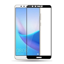 Защитное стекло 4D MONARCH (PREMIUM) для HUAWEI Honor Y9 2018 / ENJOY 8 Plus цвет чёрный.