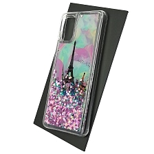 Чехол накладка TransFusion для SAMSUNG Galaxy A31 (SM-A315), силикон, переливашка, рисунок Эйфелева башня
