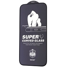 Защитное стекло KINGKONG WTP-091 для APPLE iPhone 15 (6.1"), APPLE iPhone 16 (6.1"), цвет окантовки черный