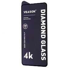 Защитное стекло VEASON Diamond Glass для SAMSUNG Galaxy A52, A52S, цвет окантовки черный