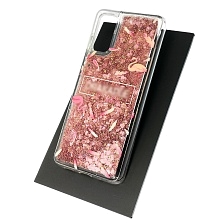 Чехол накладка TransFusion для SAMSUNG Galaxy S20 (SM-G980), силикон, переливашка, рисунок Drakaple.