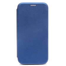 Чехол книжка STYLISH для SAMSUNG Galaxy J5 2017 (SM-J530), экокожа, визитница, цвет синий