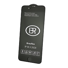 Защитное стекло 9H BR для APPLE iPhone SE 2020, цвет окантовки черный