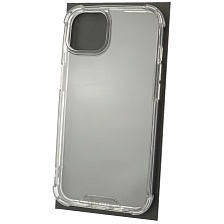 Чехол накладка King Kong Case для APPLE iPhone 14 (6.1), силикон, цвет прозрачный