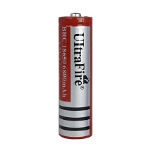 АКБ (Аккумуляторная батарейка) UltraFire ,BRC 18650, 3.7V, 6800 mAh, цвет красный