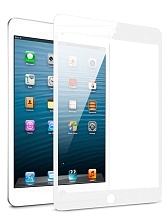 Защитное стекло 5D FULL GLUE для APPLE iPad 2 (A1395, A1396, A1397) / iPad 3 (A1416, A1430, A1403) / iPad 4 (A1458, A1459, A1460), цвет канта белый.