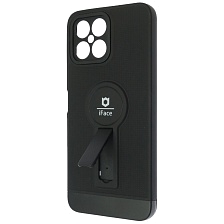 Чехол накладка iFace для HUAWEI Honor X8, силикон, защита камеры, выдвижная подставка, цвет черный