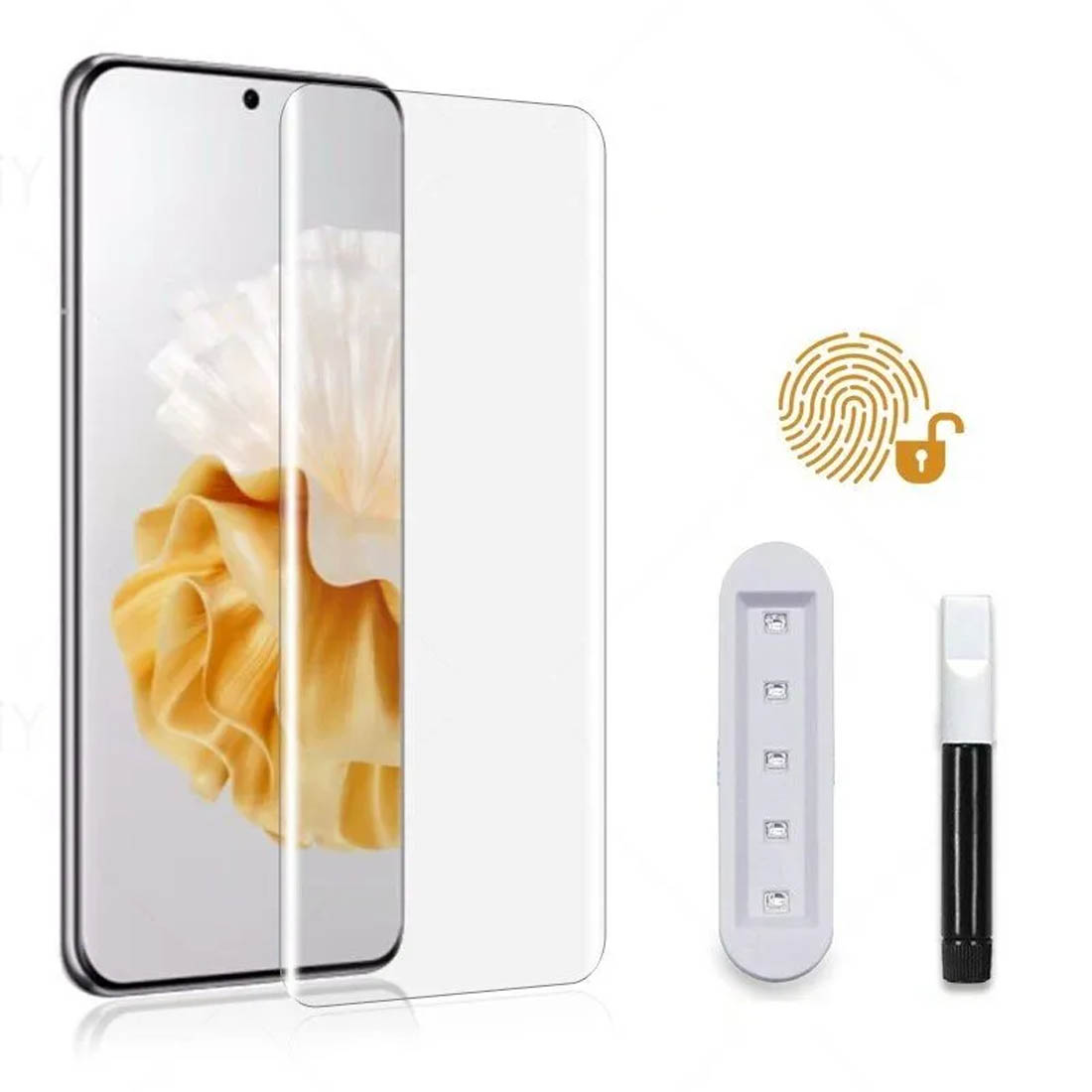 Защитное стекло UV Glass для HUAWEI P60, P60 Pro, прозрачное