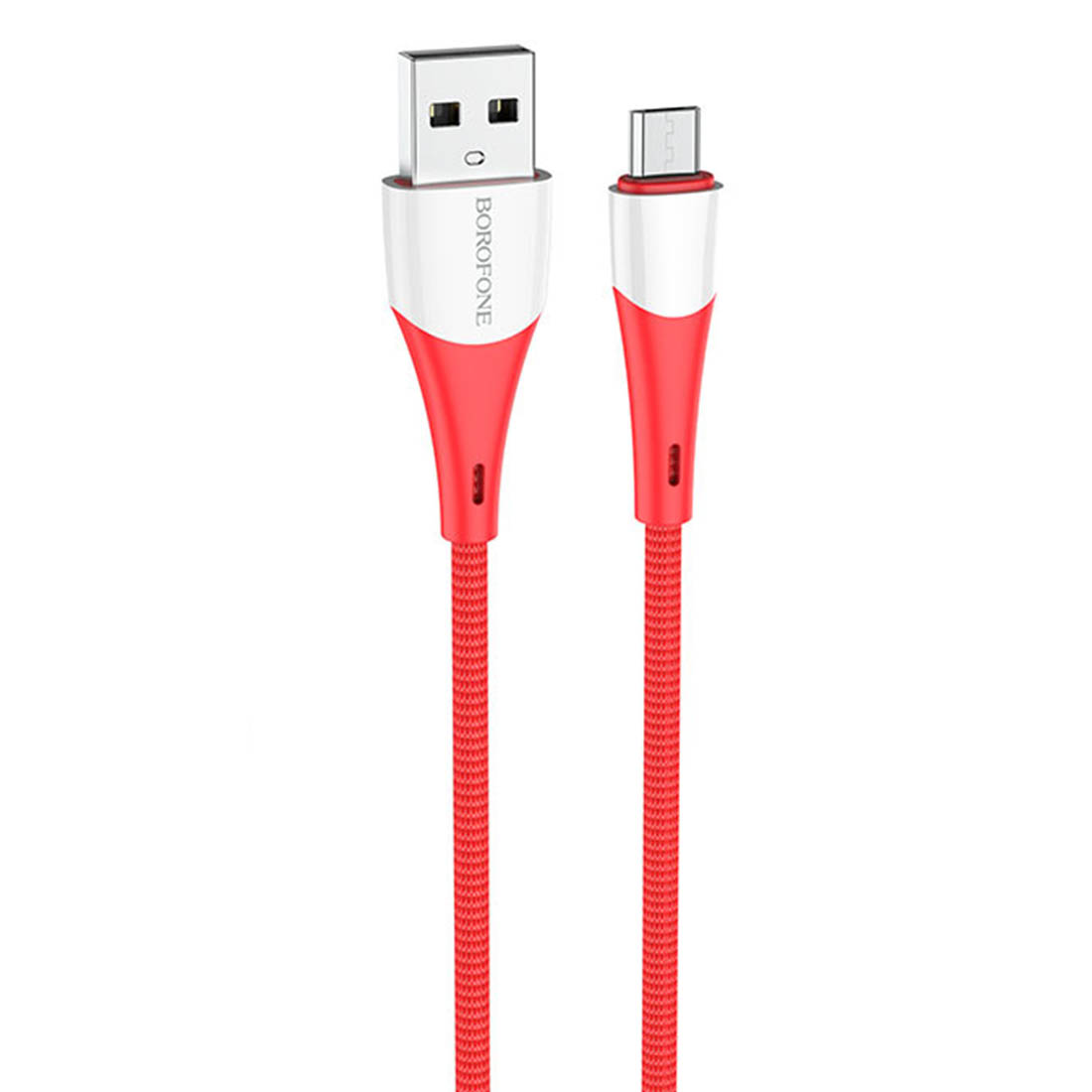 Кабель BOROFONE BX60 Superior micro USB, 2.4A, длина 1 метр, нейлон, цвет красный