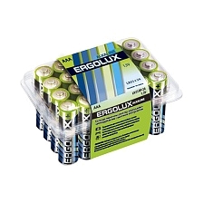 Батарейка Ergolux LR03 AAA BL24 Alkaline 1.5V , тип мизинчиковый.