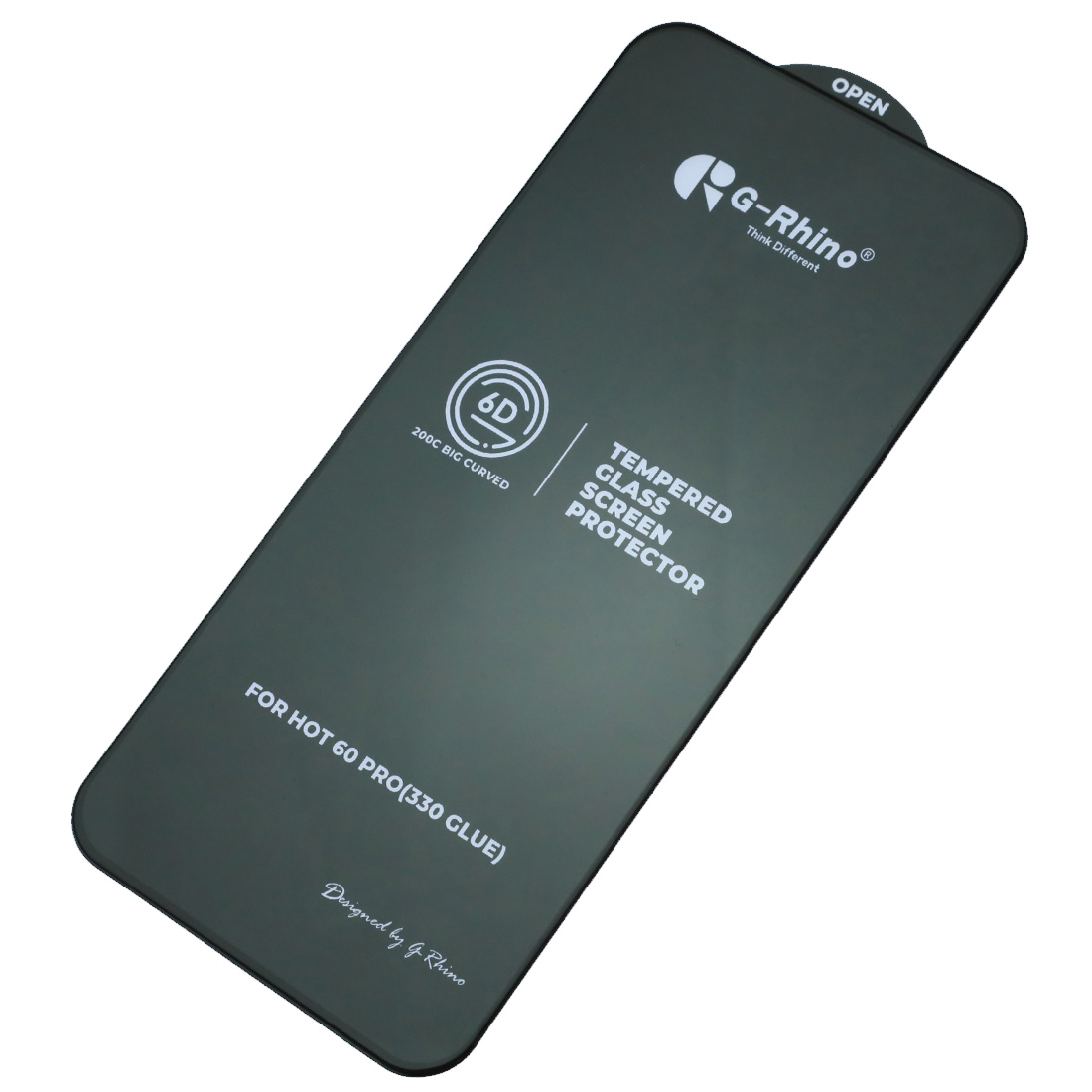 Защитное стекло 6D G-Rhino 200C для INFINIX HOT 60 Pro, цвет окантовки черный (Тип 2) Защитное стекло 6D G-Rhino 200C для INFINIX HOT 60 Pro, цвет окантовки черный (Тип 2)