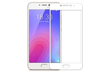 Защитное стекло 2D для MEIZU M6S, кант белый.