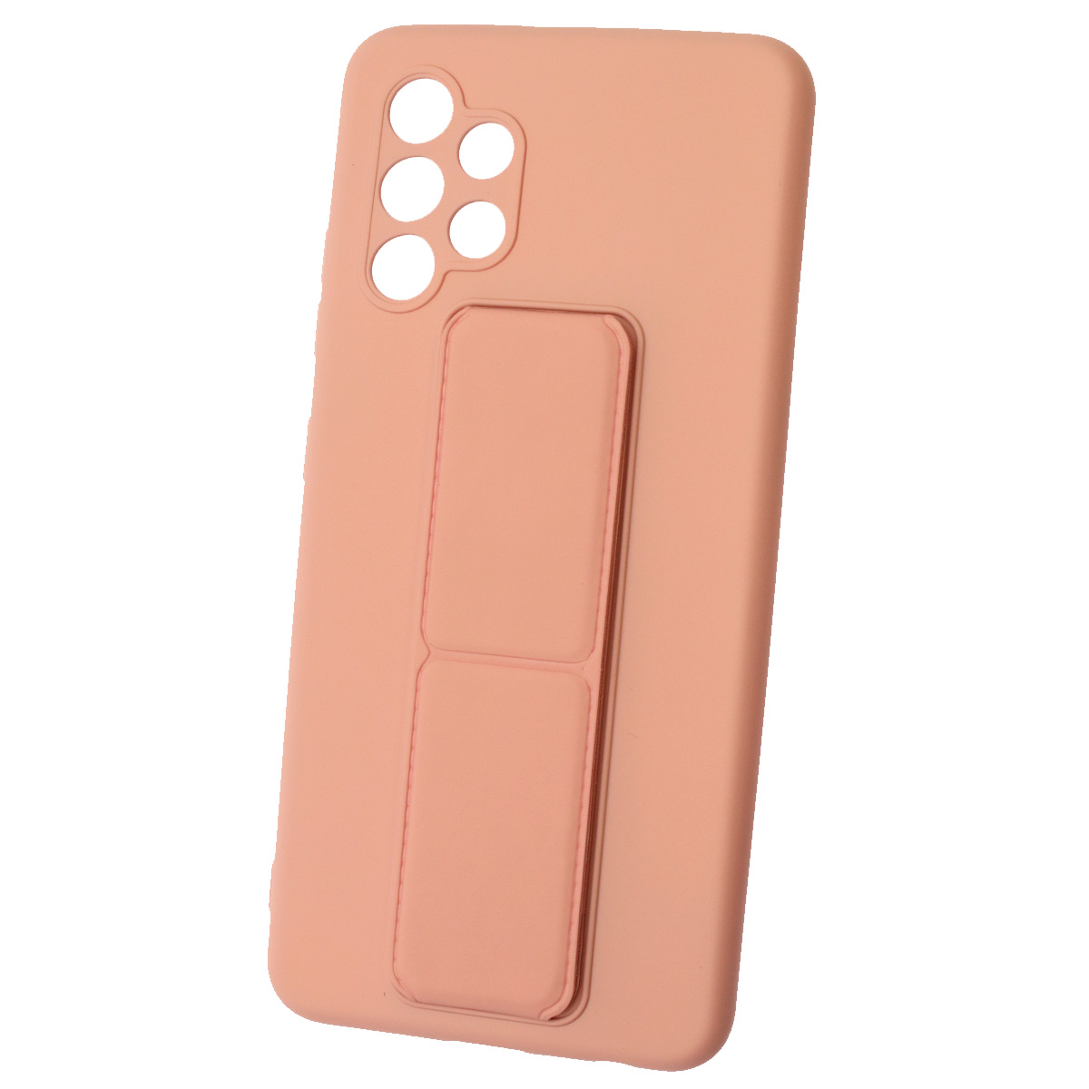 Чехол накладка L NANO для SAMSUNG Galaxy A32 (SM-A325), силикон, держатель, цвет розовый песок