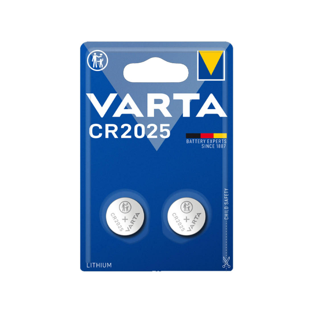 Батарейка VARTA CR2025 BL2 Lithium 3V