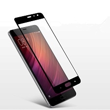 Защитное стекло 2D для XIAOMI Redmi Pro BLACK (чёрный) Rinco толщина 0.26mm MBL.