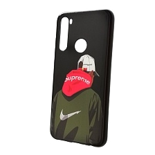 Чехол накладка для XIAOMI Redmi Note 8, силикон, рисунок Suprime.