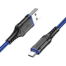 Кабель BOROFONE BX64 Special, Micro USB, 2.4A, длина 1 метр, цвет черный