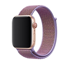 Ремешок для часов Apple Watch (42-44 мм), нейлон, цвет сиреневый