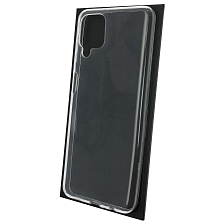 Чехол накладка GPS для SAMSUNG Galaxy A12 (SM-A125), силикон, глянцевый, цвет прозрачный